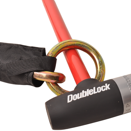 DoubleLock Kettingslot/loopchain - 130 cm lang - SCM gekeurd - wielklem functie