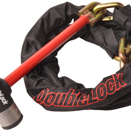 DoubleLock Kettingslot/loopchain - 200 cm lang - SCM gekeurd - wielklem functie