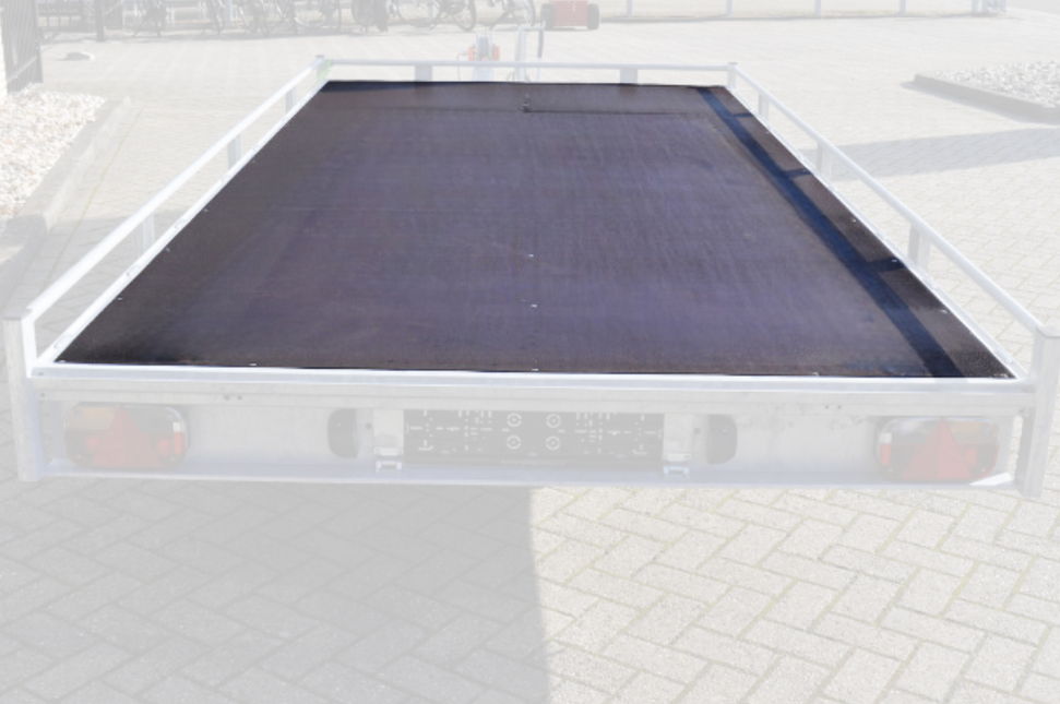 Eduard Anti-slip betonplex vloerplaat aanhanger 3495X1520x15 mm - donkerbruin