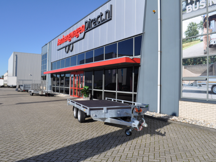 Eduard AWD exclusive Eduard autotransporter 406x200 cm - 2700 kg bruto laadvermogen - 10 cm reling - inclusief accessoire pakket van €175,-