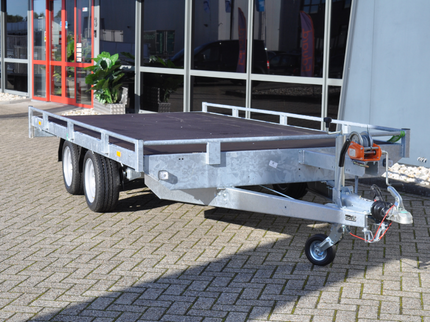 Eduard AWD exclusive Eduard autotransporter 406x200 cm - 2700 kg bruto laadvermogen - 10 cm reling - inclusief accessoire pakket van €175,-