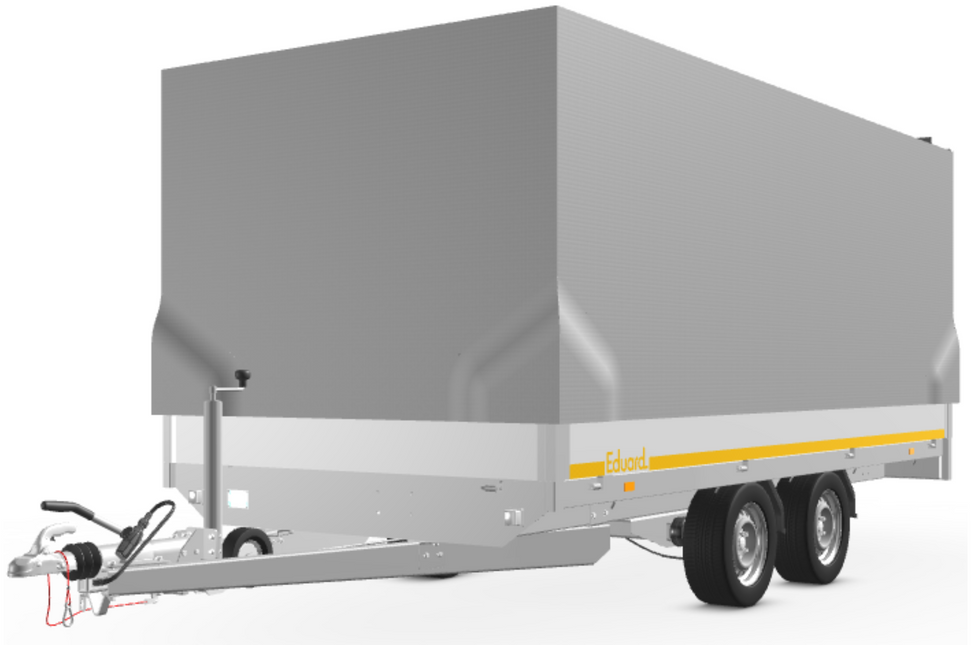 Eduard Complete Eduard huif - doek en stellage - 406x180 cm - diverse hoogtes en kleuren beschikbaar