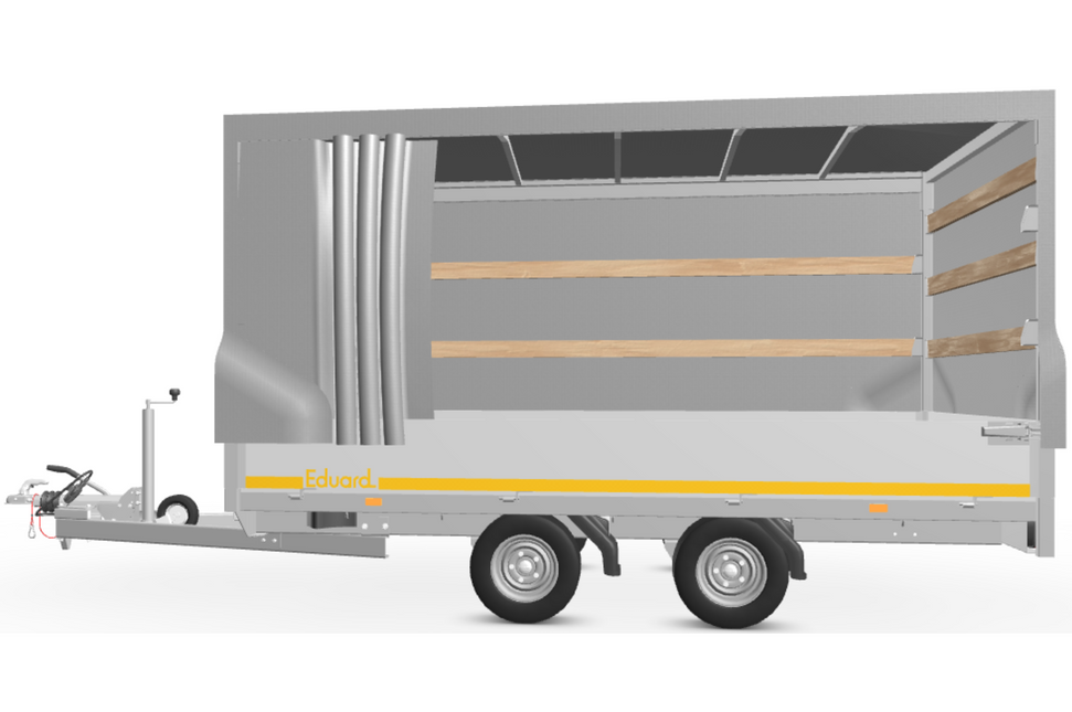 Eduard Complete Eduard huif met schuifzeil - doek en stellage - 330x180 cm - diverse hoogtes en kleuren beschikbaar