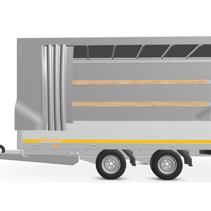 Eduard Complete Eduard huif met schuifzeil - doek en stellage - 356x180 cm - diverse hoogtes en kleuren beschikbaar