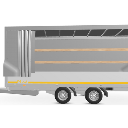 Eduard Complete Eduard huif met schuifzeil - doek en stellage - 406x180 cm - diverse hoogtes en kleuren beschikbaar