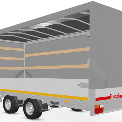 Eduard Complete Eduard huif met schuifzeil - doek en stellage - 406x180 cm - diverse hoogtes en kleuren beschikbaar