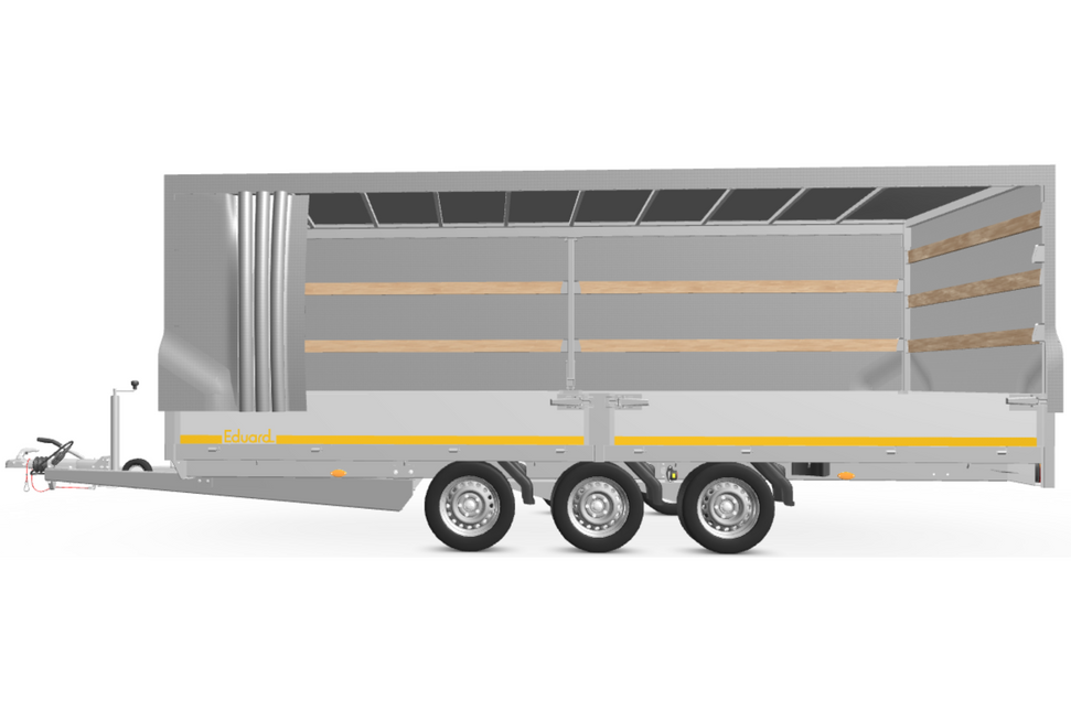 Eduard Complete Eduard huif met schuifzeil - doek en stellage - 506x200 cm - diverse hoogtes en kleuren beschikbaar