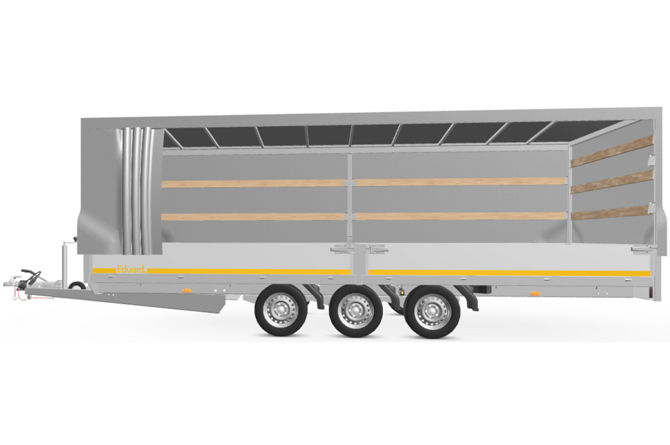 Eduard Complete Eduard huif met schuifzeil - doek en stellage - 556x220 cm - diverse hoogtes en kleuren beschikbaar
