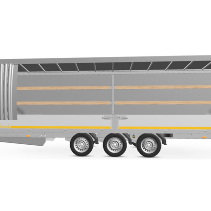 Eduard Complete Eduard huif met schuifzeil - doek en stellage - 606x220 cm - diverse hoogtes en kleuren beschikbaar