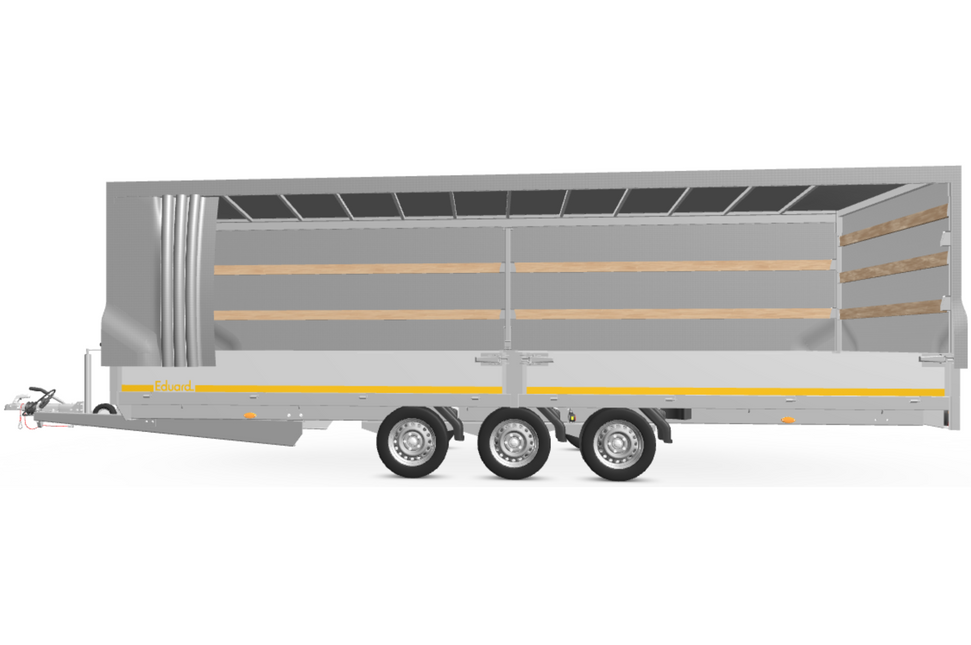 Eduard Complete Eduard huif met schuifzeil - doek en stellage - 606x220 cm - diverse hoogtes en kleuren beschikbaar
