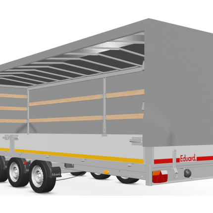 Eduard Complete Eduard huif met schuifzeil - doek en stellage - 606x220 cm - diverse hoogtes en kleuren beschikbaar