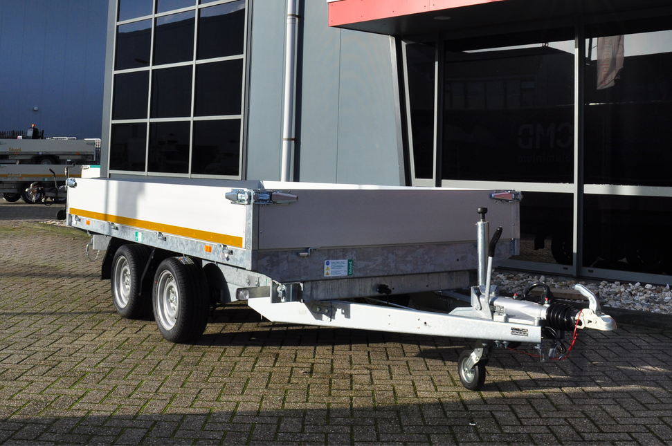 Eduard Eduard 3-zijdige kipper - 330x180 cm - 3500 kg bruto laadvermogen - elektrisch - 63 cm laadvloerhoogte - 30 cm borden