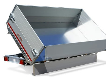 Eduard Eduard 3-zijdige kipper kipper - 2700 kg bruto laadvermogen - elektrisch extern laden - 310x160 cm - inclusief uitzetsteunen en oprijplaten