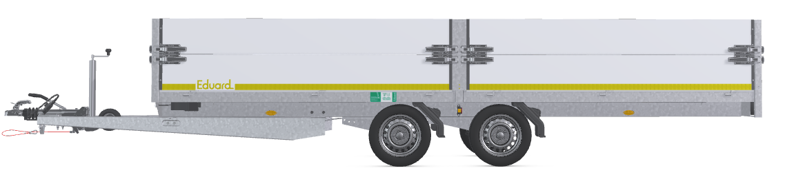 Eduard Eduard opzetborden bovenscharnierend  506x220 cm - kies de gewenste hoogte