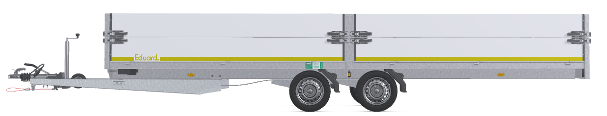 Eduard Eduard opzetborden bovenscharnierend 606x200 cm - kies de gewenste hoogte