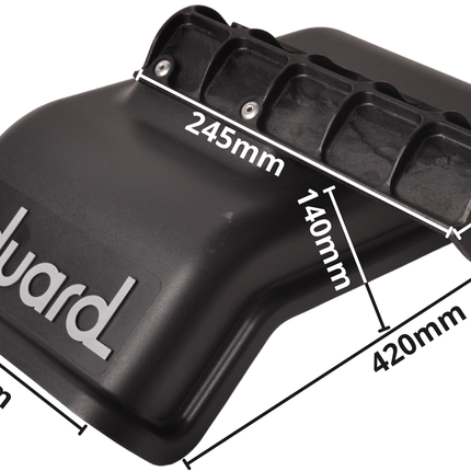 Eduard Eduard spatbord links met steun 420x220x140 mm