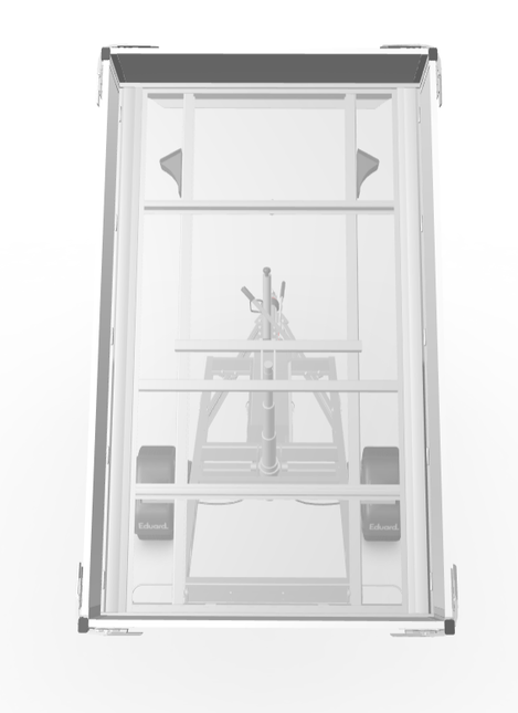 Eduard Geremde Eduard achterwaartse kipper - 256x150 cm - 1500 kg bruto laadvermogen - elektrisch, extern laden met afstandsbediening en een handpomp - 63 cm laadvloerhoogte