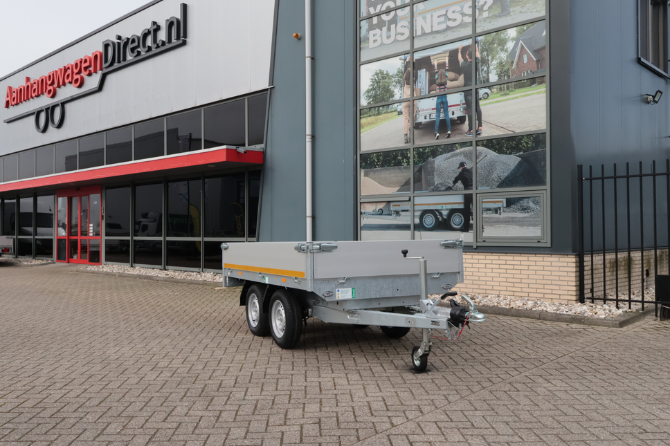 Eduard Geremde Eduard achterwaartse kipper - 256x150 cm - 2000 kg bruto laadvermogen - elektrisch, extern laden - 72 cm laadvloerhoogte