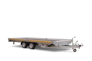 Eduard Geremde Eduard autotransporter - 406x200 cm - 3000 kg bruto laadvermogen - 56 cm laadvloerhoogte - kantelbaar met oprijplaten - 10 cm reling