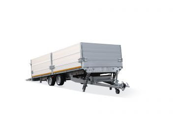 Eduard Geremde Eduard machinetransporter - 506x200 cm - 2700 kg bruto laadvermogen - elektrisch, extern laden - 63 cm laadvloerhoogte - 30 cm borden