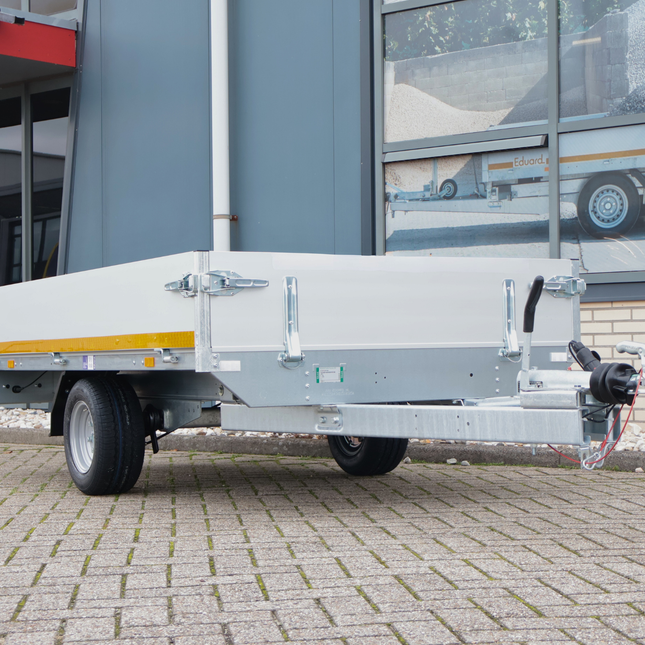 Eduard Geremde Eduard Plateauwagen - 250x145 cm - 1350 kg - 56 cm laadvloerhoogte