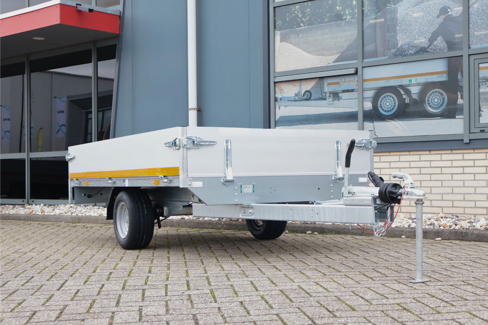 Eduard Geremde Eduard Plateauwagen - 250x145 cm - 1350 kg - 56 cm laadvloerhoogte