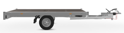 Eduard Geremde Eduard Plateauwagen - 256x150 cm - 1000 kg - 56 cm laadvloerhoogte - vlakke opbouw