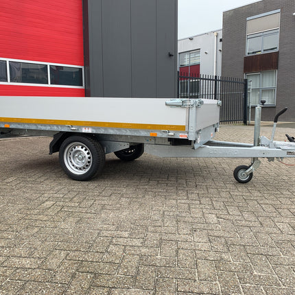 Eduard Geremde Eduard plateauwagen - 256x150 cm - 1350 kg bruto laadvermogen - 63 cm laadvloerhoogte - 30 cm borden