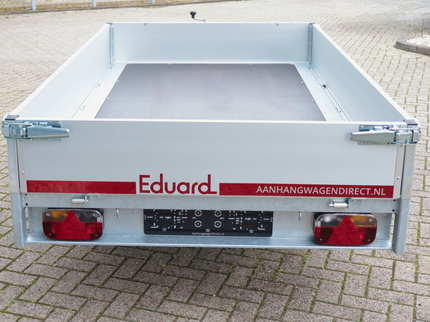 Eduard Geremde Eduard plateauwagen - 256x150 cm - 1350 kg bruto laadvermogen - 63 cm laadvloerhoogte - 30 cm borden