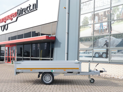 Eduard Geremde Eduard plateauwagen - 256x150 cm - 1350 kg bruto laadvermogen - 63 cm laadvloerhoogte - 30 cm borden