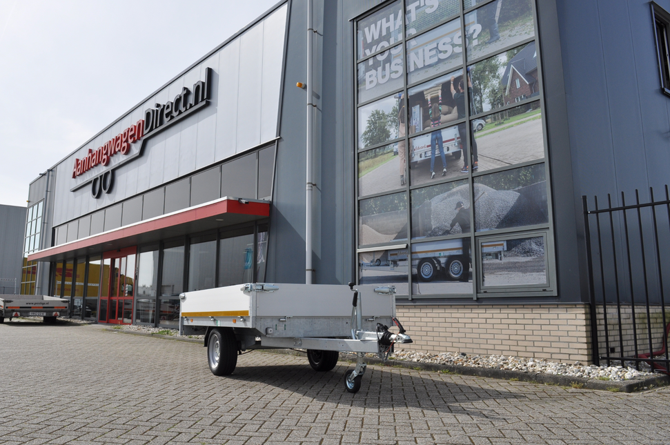 Eduard Geremde Eduard plateauwagen - 256x150 cm - 1500 kg bruto laadvermogen - 63 cm laadvloerhoogte - 30 cm borden
