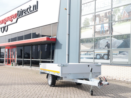 Eduard Geremde Eduard plateauwagen - 256x150 cm - 1500 kg bruto laadvermogen - 63 cm laadvloerhoogte - 30 cm borden