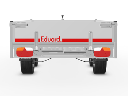 Eduard Geremde Eduard plateauwagen - 256x150 cm - 2000 kg bruto laadvermogen - inclusief oprijplaten
