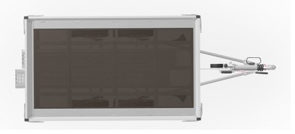 Eduard Geremde Eduard plateauwagen - 256x150 cm - 2000 kg bruto laadvermogen - inclusief oprijplaten