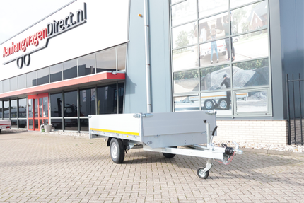 Eduard Geremde Eduard plateauwagen - 310x160 cm - 1350 kg bruto laadvermogen - 72 cm laadvloerhoogte - 40 cm borden