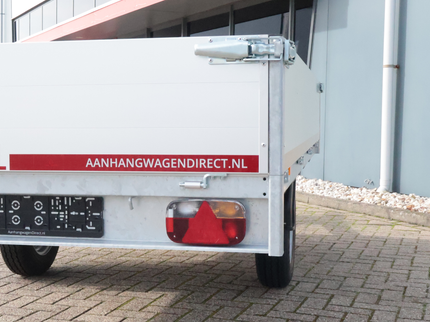 Eduard Geremde Eduard plateauwagen - 310x160 cm - 1350 kg bruto laadvermogen - 72 cm laadvloerhoogte - 40 cm borden