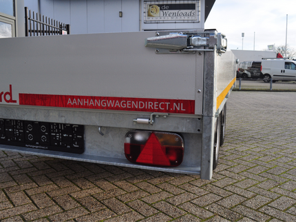 Eduard Geremde Eduard plateauwagen - 310x160 cm - 2000 kg bruto laadvermogen - 63 cm laadvloerhoogte - 30 cm borden