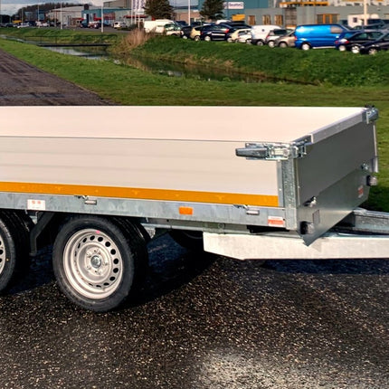 Eduard Geremde Eduard plateauwagen - 310x160 cm - 2000 kg bruto laadvermogen - 72 cm laadvloerhoogte - 30 cm borden