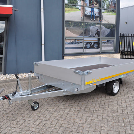 Eduard Geremde Eduard plateauwagen - 310x180 cm - 1500 kg bruto laadvermogen - 63 cm laadvloerhoogte - 30 cm borden
