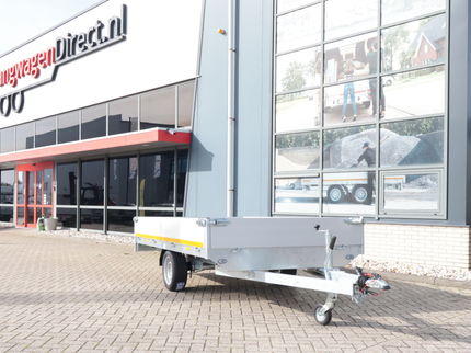 Eduard Geremde Eduard plateauwagen - 310x180 cm - 1500 kg bruto laadvermogen - 63 cm laadvloerhoogte - 30 cm borden