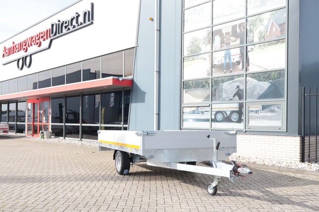 Eduard Geremde Eduard plateauwagen - 310x180 cm - 1500 kg bruto laadvermogen - 63 cm laadvloerhoogte - 30 cm borden