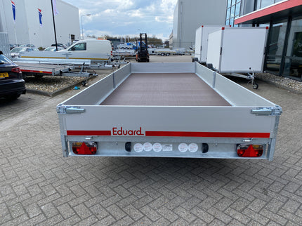 Eduard Geremde Eduard plateauwagen - 506x200 cm - 3000 kg bruto laadvermogen - 63 cm laadvloerhoogte - 30 cm borden