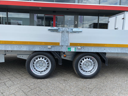 Eduard Geremde Eduard plateauwagen - 506x200 cm - 3000 kg bruto laadvermogen - 63 cm laadvloerhoogte - 30 cm borden