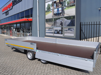 Eduard Geremde Eduard plateauwagen - 506x200 cm - 3000 kg bruto laadvermogen - 63 cm laadvloerhoogte - 30 cm borden