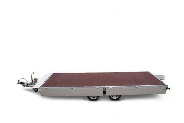 Eduard Geremde Eduard plateauwagen - 506x220 cm - 3500 kg bruto laadvermogen - 63 cm laadvloerhoogte - 30 cm borden