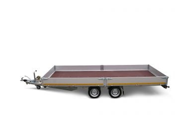 Eduard Geremde Eduard plateauwagen - 506x220 cm - 3500 kg bruto laadvermogen - 63 cm laadvloerhoogte - 30 cm borden