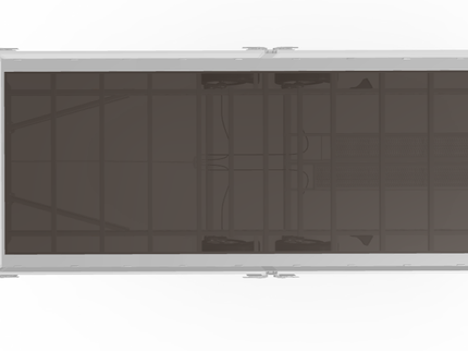 Eduard Geremde Eduard plateauwagen - 556x220 cm - 3000 kg bruto laadvermogen - 63 cm laadvloerhoogte - inclusief oprijplaten - 30 cm borden