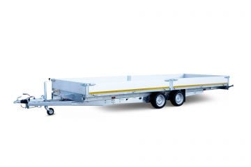 Eduard Geremde Eduard plateauwagen - 606x200 cm - 2700 kg bruto laadvermogen - 63 cm laadvloerhoogte - 30 cm borden