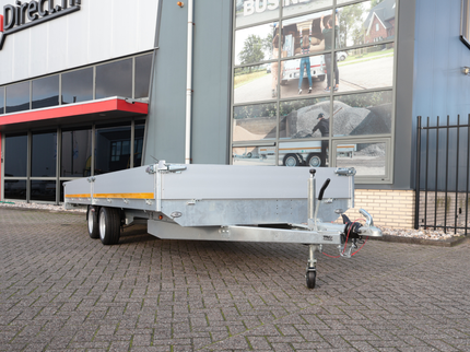 Eduard Geremde Eduard plateauwagen - 606x200 cm - 2700 kg bruto laadvermogen - 63 cm laadvloerhoogte - 30 cm borden