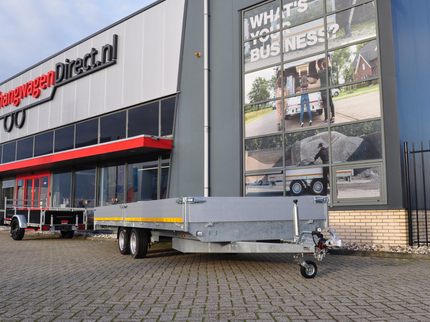 Eduard Geremde Eduard plateauwagen - 606x200 cm - 3000 kg bruto laadvermogen - 63 cm laadvloerhoogte - 30 cm borden
